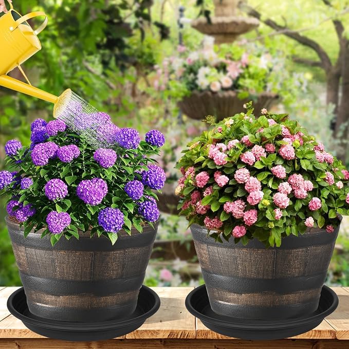 2 Pack of 16 17 inch Plant Saucer, 2.4" Depth Large Plant Tray, Heavy Duty - Image 5