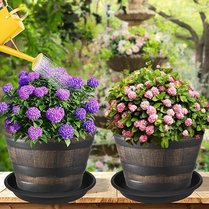 2 Pack of 19 inch Plant Saucer, 2.4" Depth Large Plant Saucer, Heavy Sturdy - Image 4