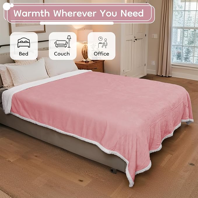 LaffyLo Electric Heated Blanket Full Size 72 x 84, Fast Heating Blanket - Image 8