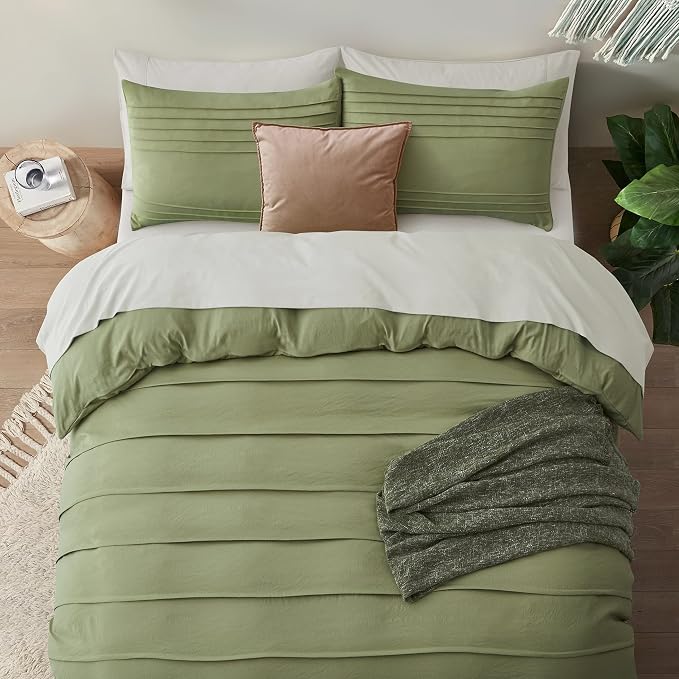 Oli Anderson Sage Green Duvet Cover Twin Size - Image 5