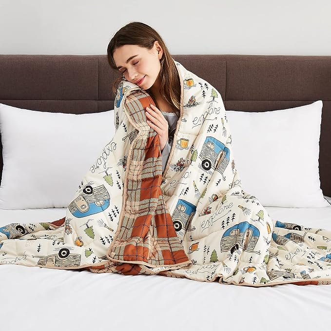 CuteKing Weighted Blanket for Adults Heavy Blanket for 180-190lbs, Weighted - Image 7
