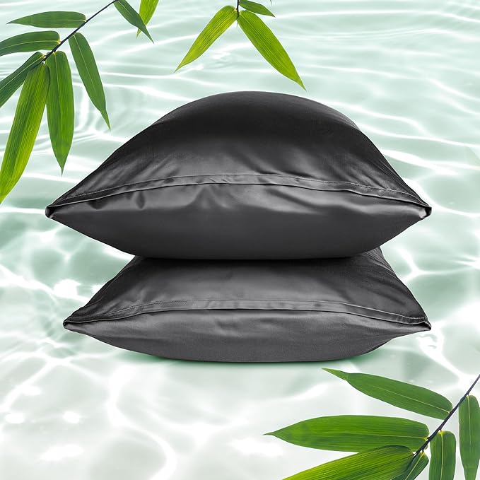 Bare Home 100% Rayon Made from Bamboo Luxury King Size Set of 2 Cooling by BareHome