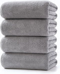 Lumimi Towels 4 Piece Soft Microfiber Bath Towel Set Salon Gym Yoga Travel by Lumimi