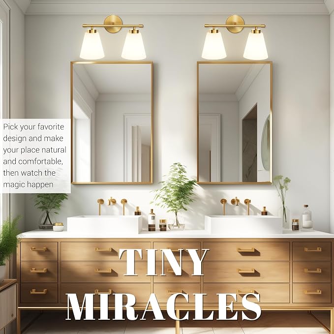 Hamilyeah Gold Bathroom Vanity Light Fixture - Image 4