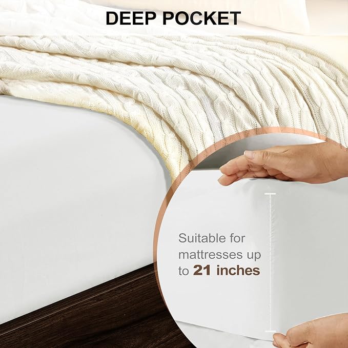 FreshCulture Queen Fitted Sheet Only - Image 4