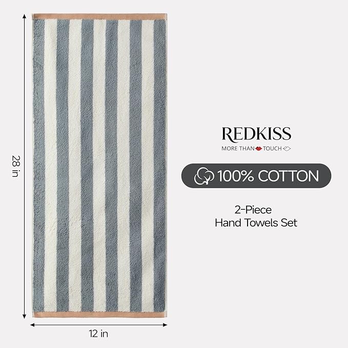 REDKISS 2-Pack Luxury Hand Towels - Image 5