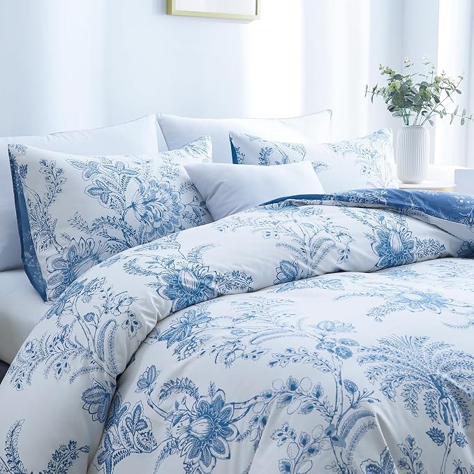 BOLINLIVING Duvet Cover Twin Size, Flower Kids Duvet Cover - Image 5