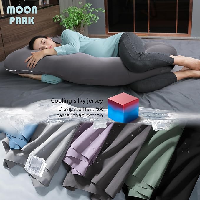 MOON PARK Pregnancy Pillows for Sleeping - Image 3