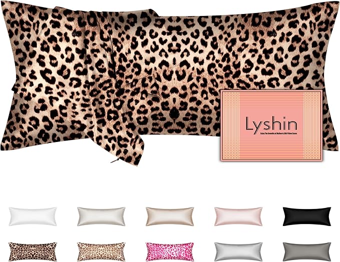 Silk Body Pillow Cover with Zipper, Mulberry Silk Pillow Cases Body Size by LYSHINSILKPILLOWCASES