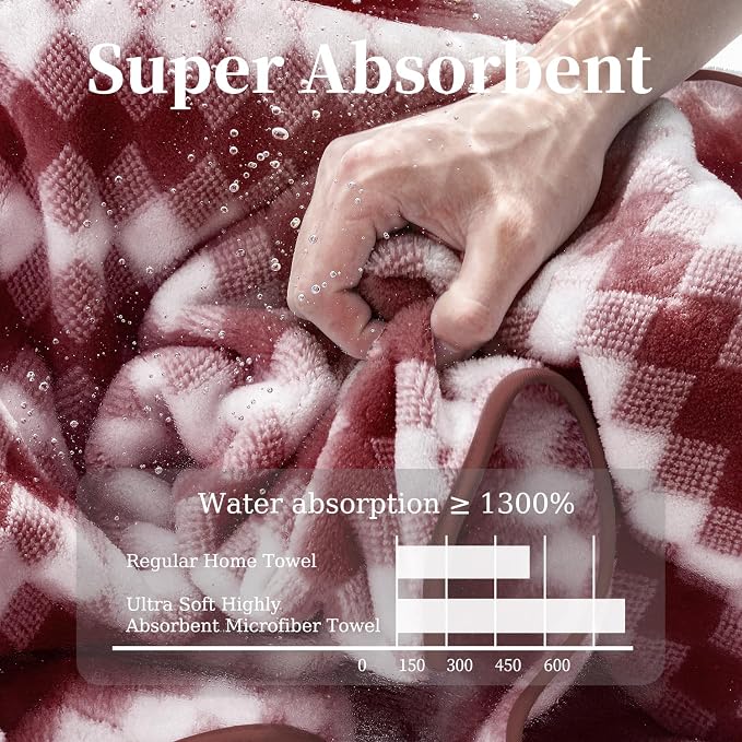 4 Piece Bath Towel Set Oversized Bath Sheet 35"x70" Bathroom Towel Extra Large - Image 7