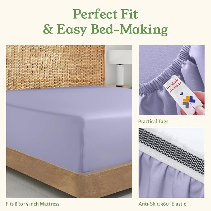 California Design Den Queen Fitted Sheet Only - Image 6