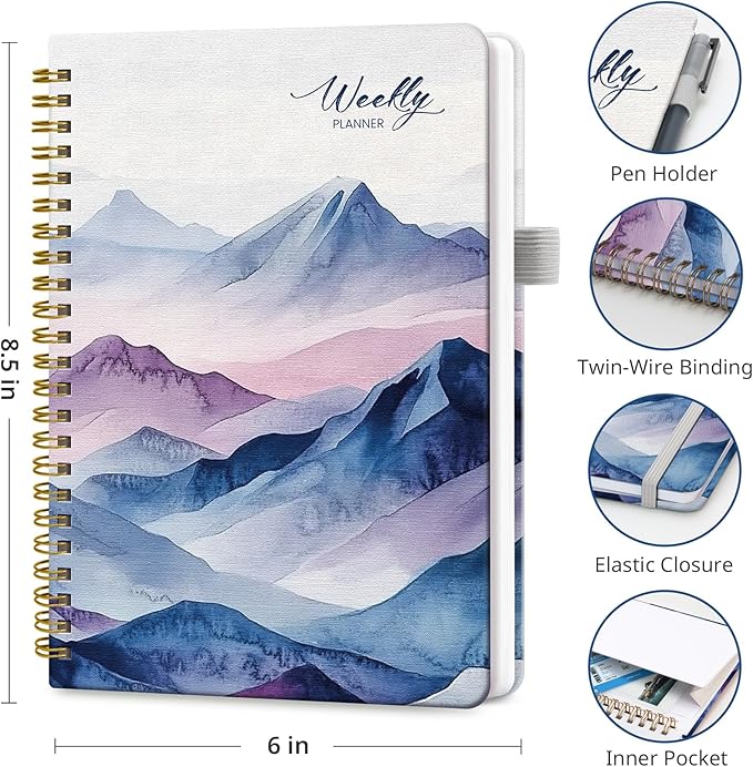 Undated Weekly Planner, Weekly To Do List Notebook - Image 3