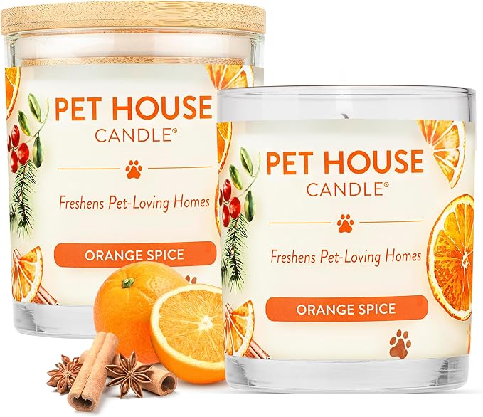 One Fur All Pet House Fall Candles, Long Lasting, Clean Burning, Soy Wax by OneFurAll