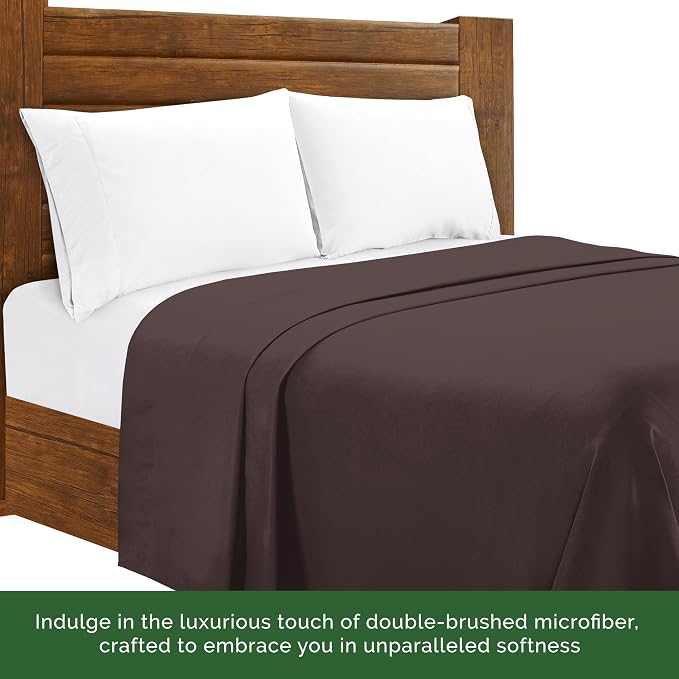 Luxury Flat Sheet on Amazon Elegant Comfort Wrinkle-Free 1500 Premier Hotel - Image 5