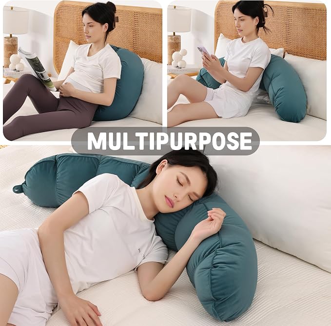 Peallow – Long Round Body Pillow - Image 6
