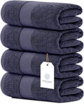 White Classic Luxury Bath Towels Set of 4 Large by WhiteClassic