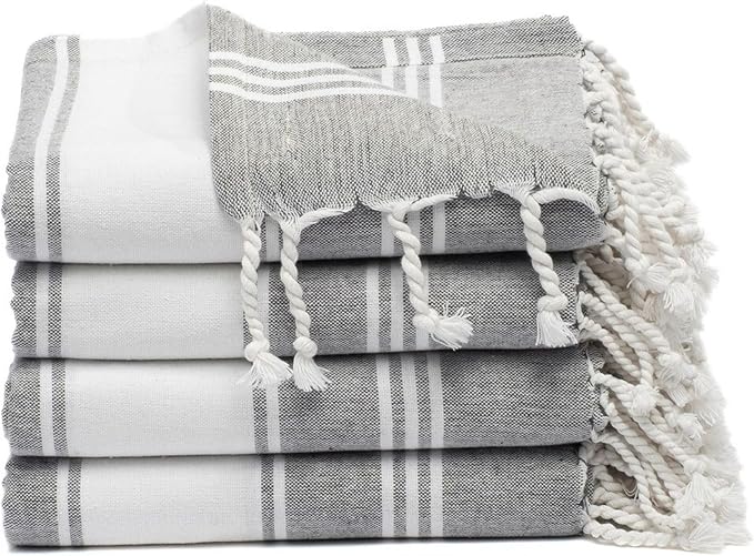 Cotton Turkish Beach Towel by 9Threads