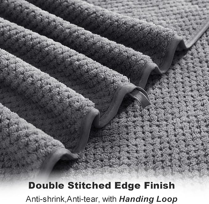 Smuge 2 Piece Hand Towels Set, 100% Microfiber - Image 4