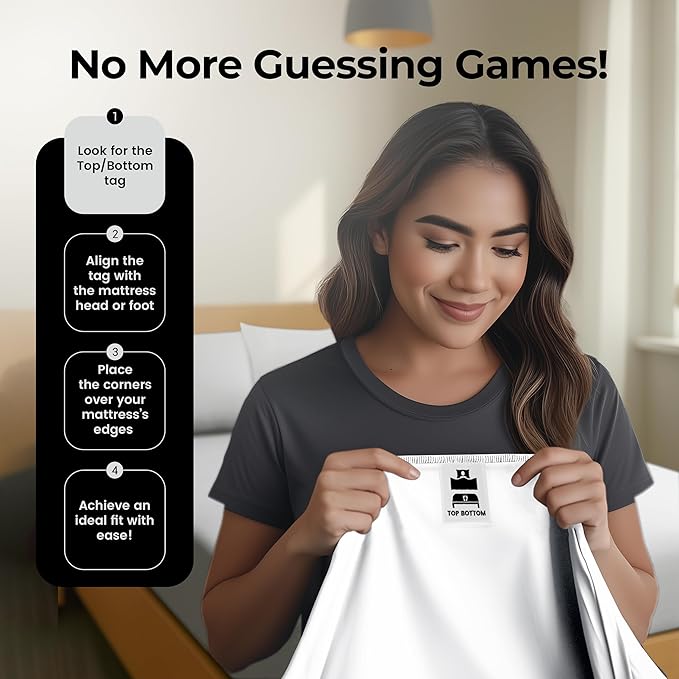 Utopia Bedding Queen Fitted Sheets - Image 4