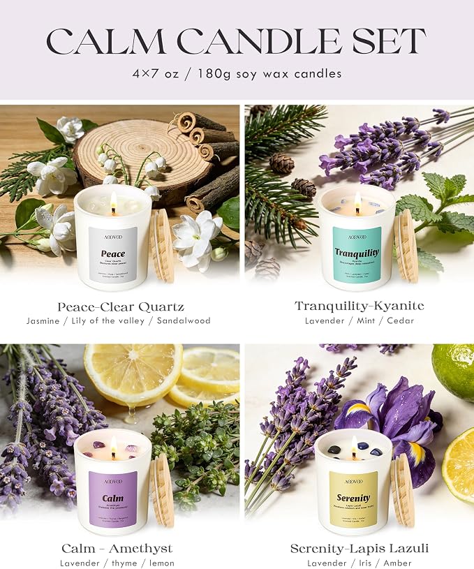 AOOVOO Stress Relief Candles Set - Image 5