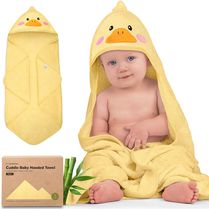 KeaBabies Hooded Baby Towel for Newborn by KeaBabies