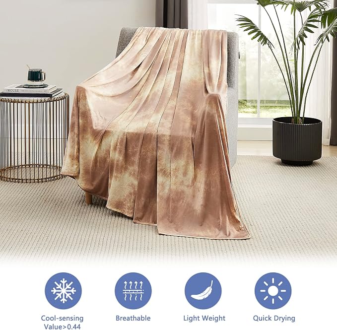 Topcee Cooling Blanket for Hot Sleepers and Night Sweats, 100% Oeko-Tex - Image 6