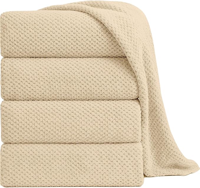 Extra Large Bath Towel Sheet Set 35x70 Inches by Smuge