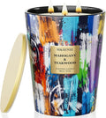 M&SENSE Large 3-Wick Teakwood Scented Soy Candle, 35oz 150 Hours Clean Burning by MSENSE