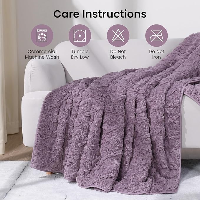 Drewin 15 lbs Weighted Blanket Queen Size, 60 x 80 inches, Dual Sided Soft - Image 7