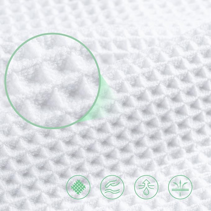 POLYTE 430 GSM Microfiber Oversize Quick Dry Lint Free Bath Towel, 60 x 30 in - Image 5