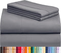 LuxClub 4 PC Queen Sheet Set, Queen Size, Deep Pockets 18" Wrinkle Free Cooling by LuxClub