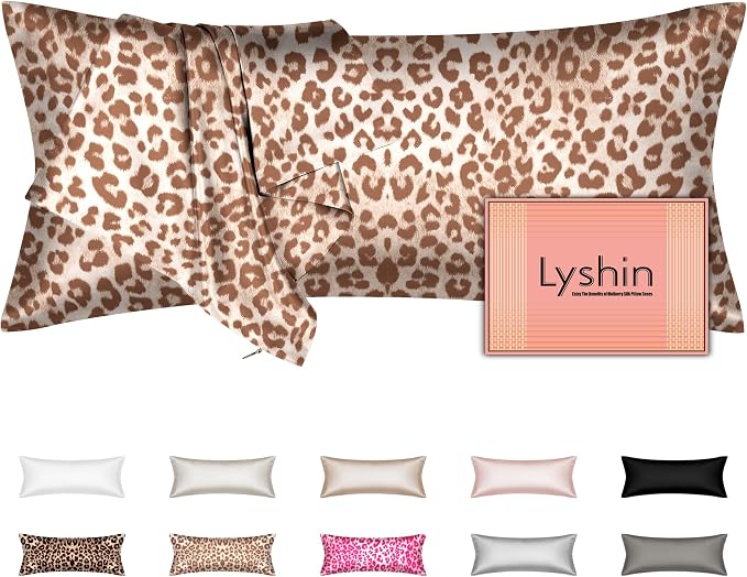Silk Body Pillow Cover with Zipper, Mulberry Silk Pillow Cases Body Size by LYSHINSILKPILLOWCASES