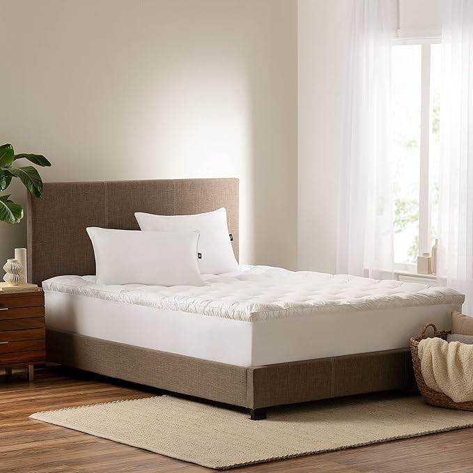 SERTA Down Illusion Soft Hypoallergenic 2 inch Pillowtop Simple Fit Mattress by Serta