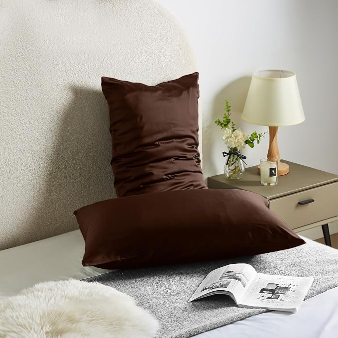 Silk Pillowcase for Hair and Skin Mulberry Silk Pillowcase Soft Breathable - Image 2