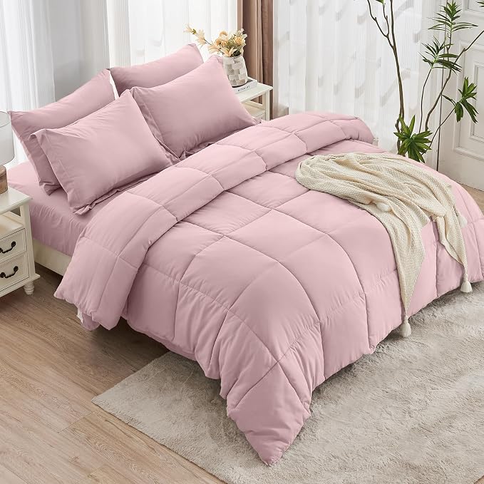 JOLLYVOGUE King Comforter Set, Ultra-Soft Bed in a Bag King Size 7 Pieces - Image 9