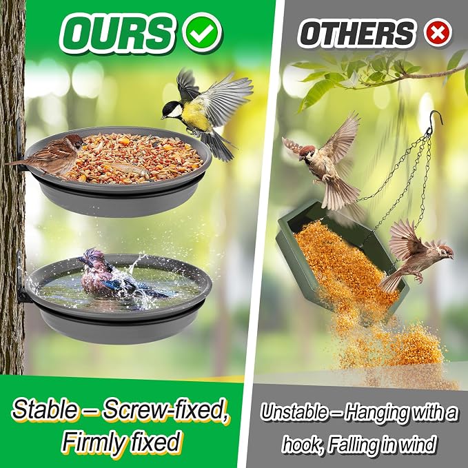 Fence Bird Feeders Tray - Image 2