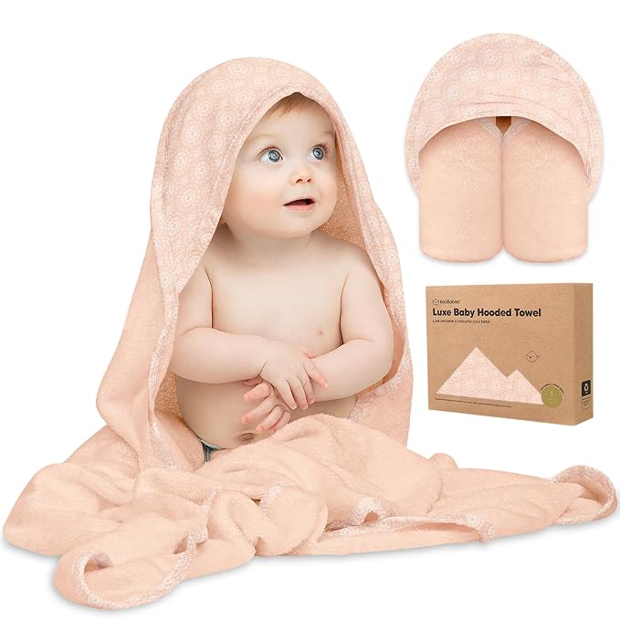 KeaBabies Hooded Baby Towel for Newborn by KeaBabies
