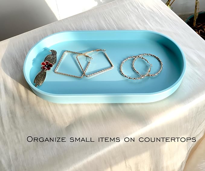 Blue Small Tray, 3 Pack Oval Tray - Image 7
