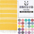HAVLULAND Turkish Beach Towels, Oversized 40"x72" Turkish Bath Towel, Highly by Havluland