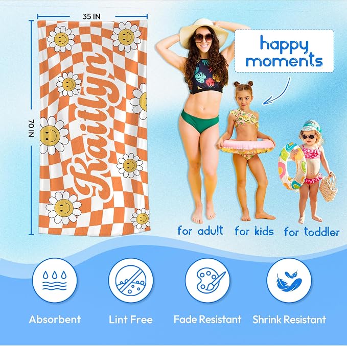 JML Personalized Beach Towel - Image 3