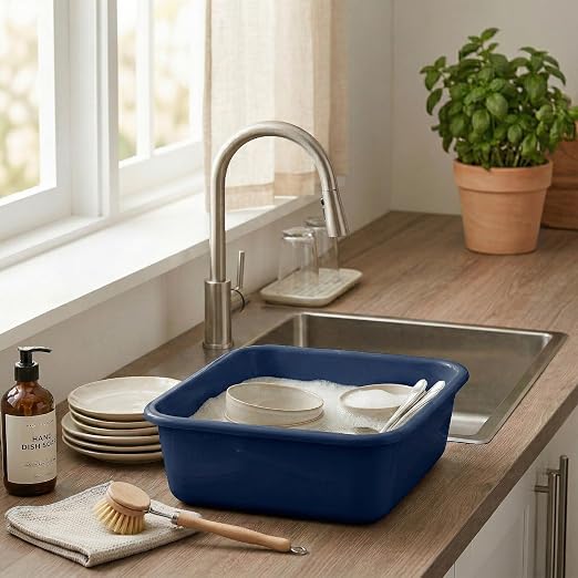 DecorRack 2 Plastic Wash Basins, Large 10 Quart Graduated Bucket, Portable - Image 4