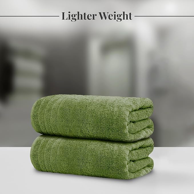 Tens Towels Pack of 4 Extra Large Bath Towels 30 x 60 Inches, 100% Cotton - Image 2