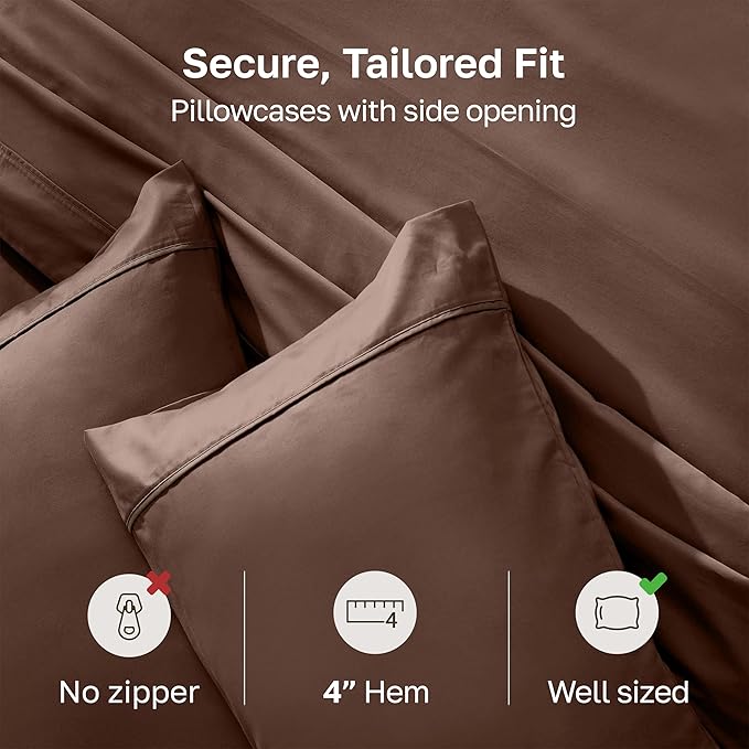 California Design Den Standard/Queen Size Pillowcase Set - Image 4