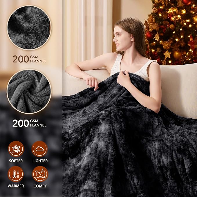Homemate Electric Heated Blanket Twin Size - Image 2