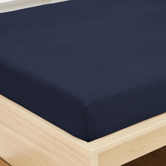 Queen Fitted Sheet Only with Full Elastic & Built in Corner Sheet Straps to - Image 4