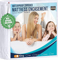 Utopia Bedding Mattress Protector Zippered King Size, 100% Waterproof Bed Bug by UTOPIABEDDING