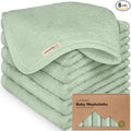 6-Pack Baby Washcloths – Soft Absorbent Viscose from Bamboo Washcloths by KeaBabies