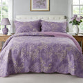 GOONE Queen Quilt Set 90"x90", Lightweight Washed Coverlet, Reversible Spring & by GOONE