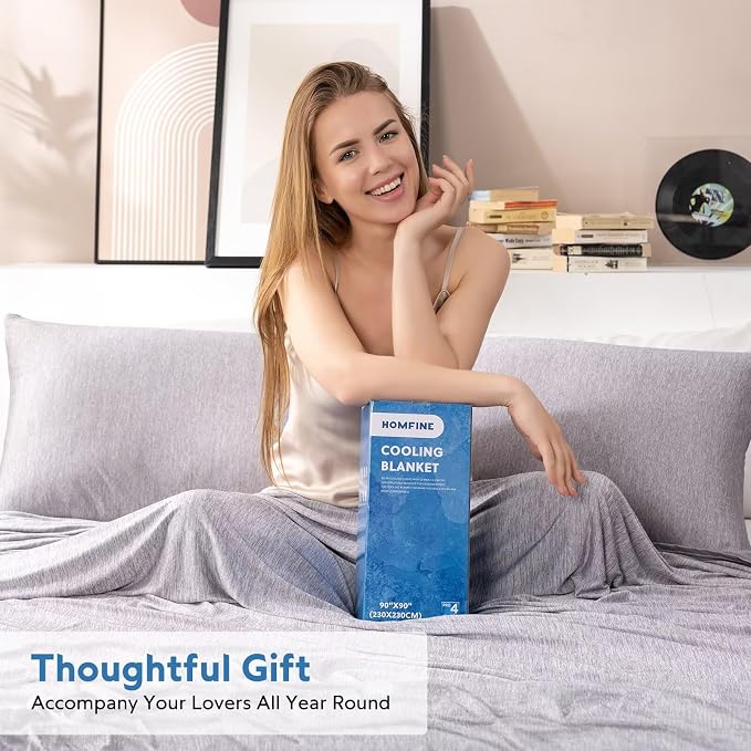 HOMFINE Cooling Blankets for Hot Sleepers - Image 8