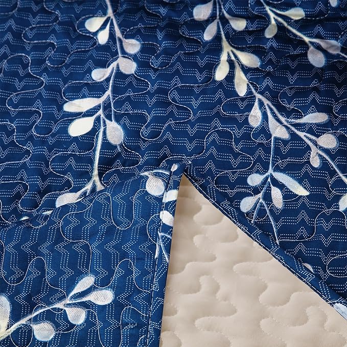 Exclusivo Mezcla 50"x 60" Quilted Throw Blanket- Microfiber Quilt Throw - Image 4